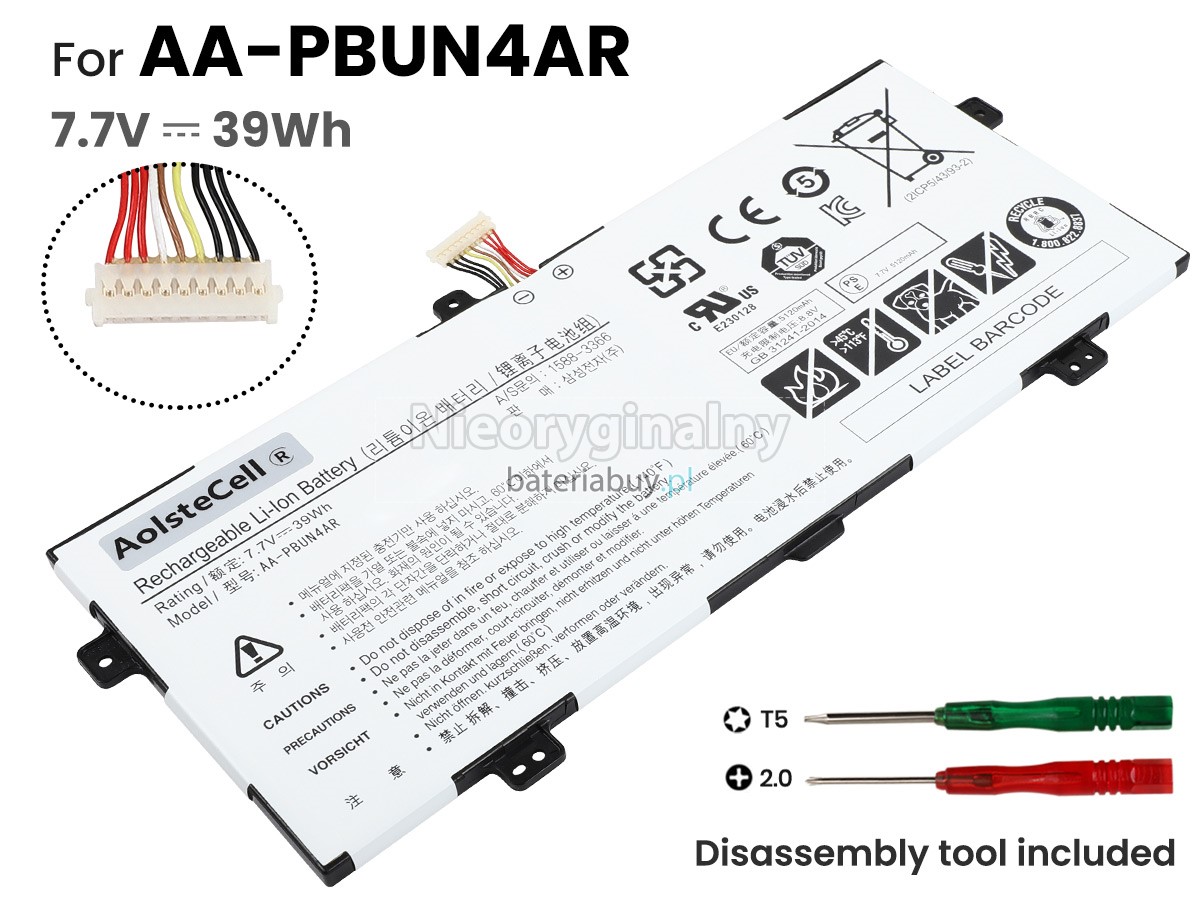 Samsung NP940X3L bateria