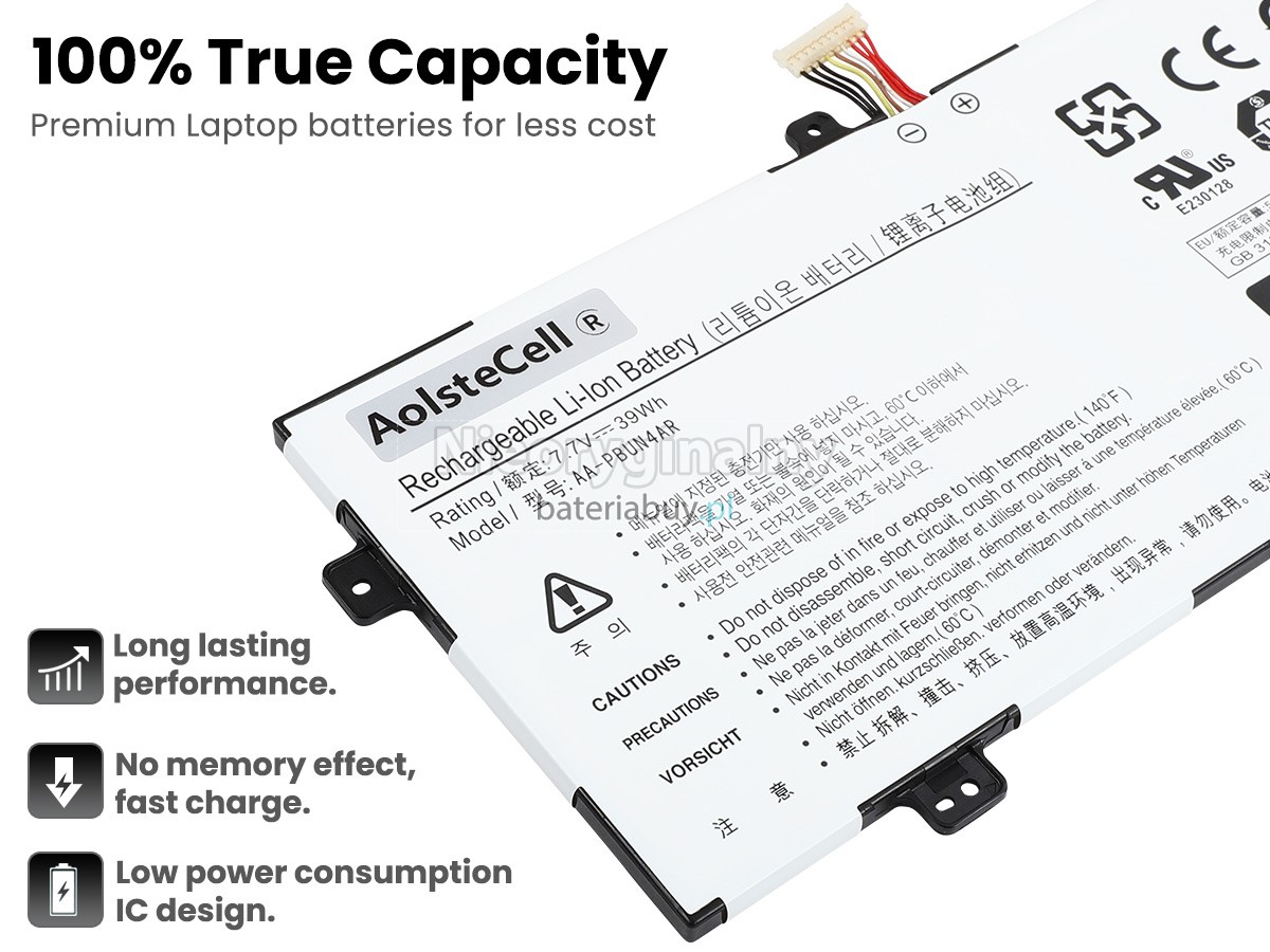 Samsung NP940X3L bateria