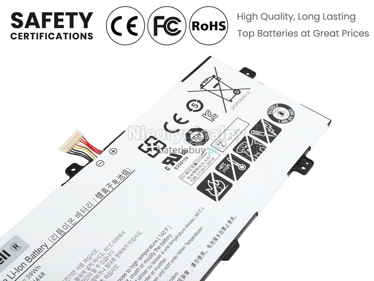 Samsung NP940X3L bateria