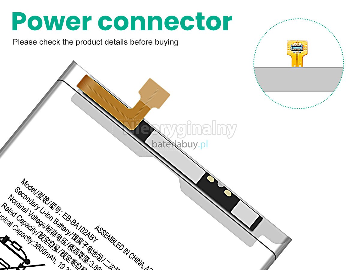 Samsung GALAXY A20E SM-A202F bateria