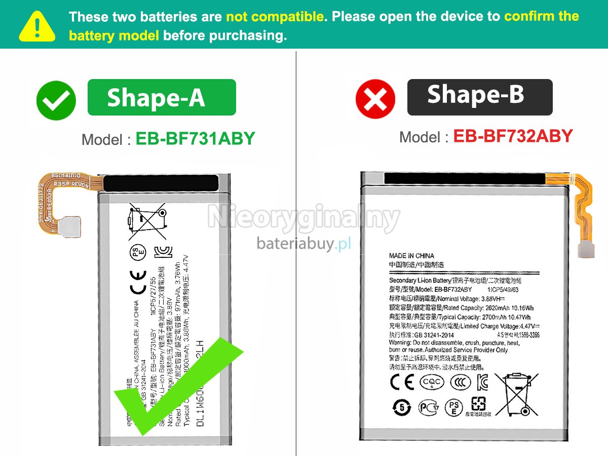 Samsung Z FLIP 5 bateria