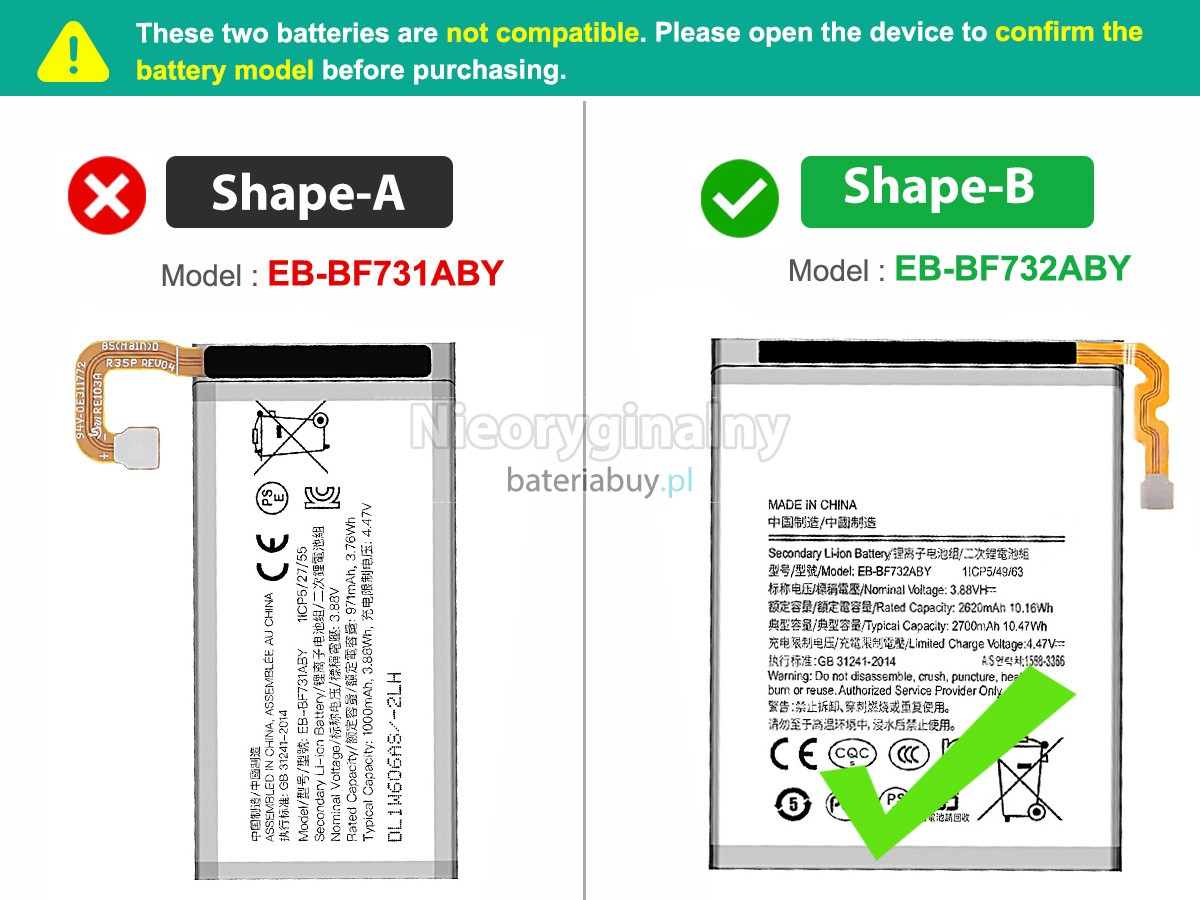 Samsung Z FLIP 5 bateria