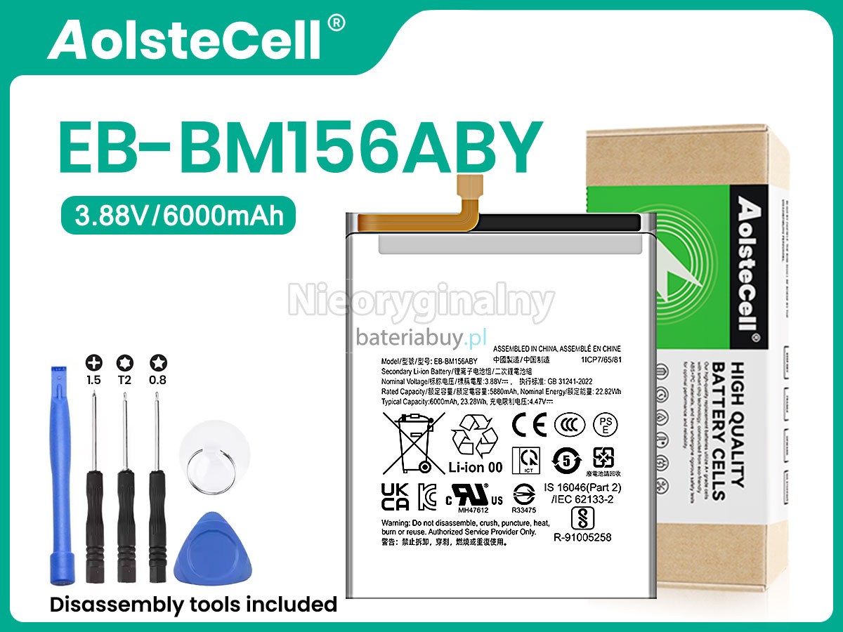 Samsung GALAXY M35 SM-M356B bateria