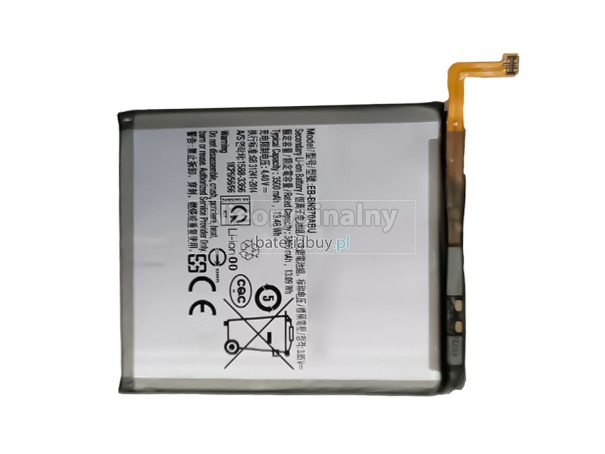 Samsung GALAXY NOTE 10 bateria