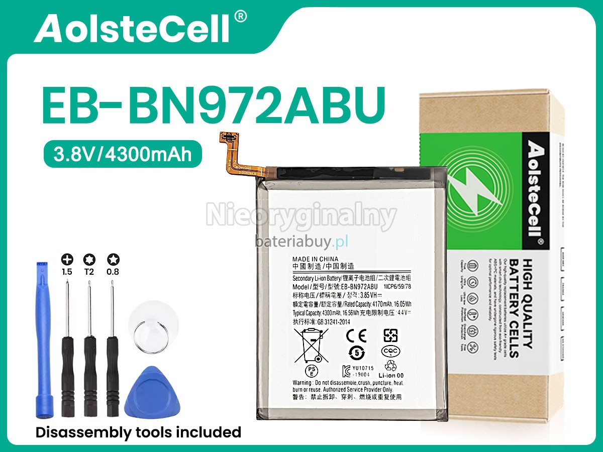 Samsung NOTE 10 PLUS bateria