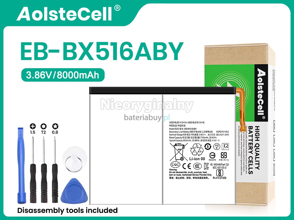 Samsung TAB S9 FE 2023 X510 bateria