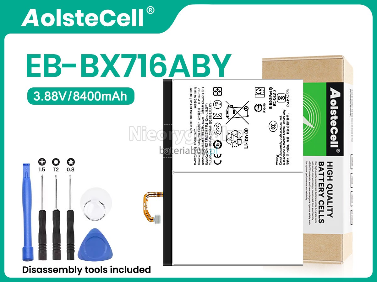 Samsung Galaxy TAB S9 SM-X710 bateria