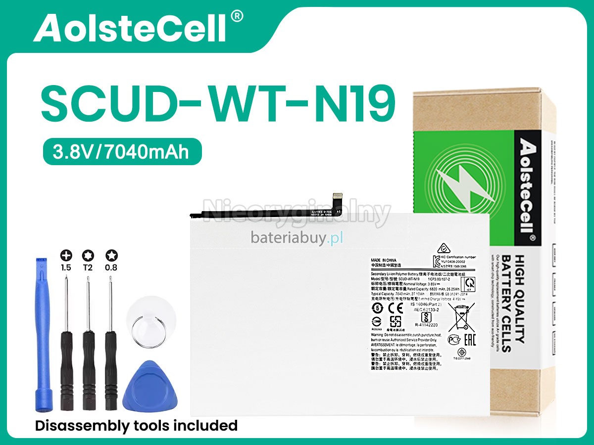 Samsung SCUD-WT-N19 bateria