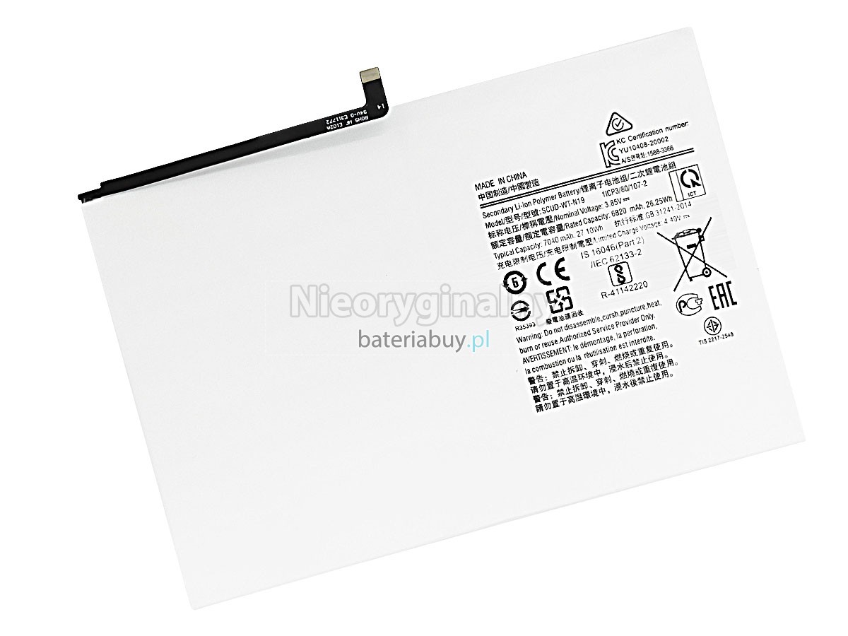 Samsung SCUD-WT-N19 bateria