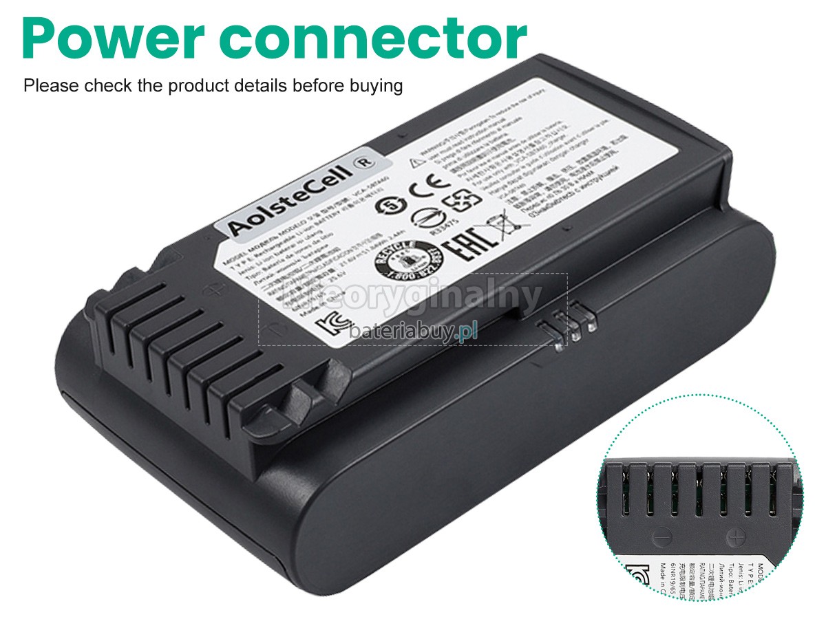 Bateria do Odkurzacz Samsung VS20T7511T5/AA