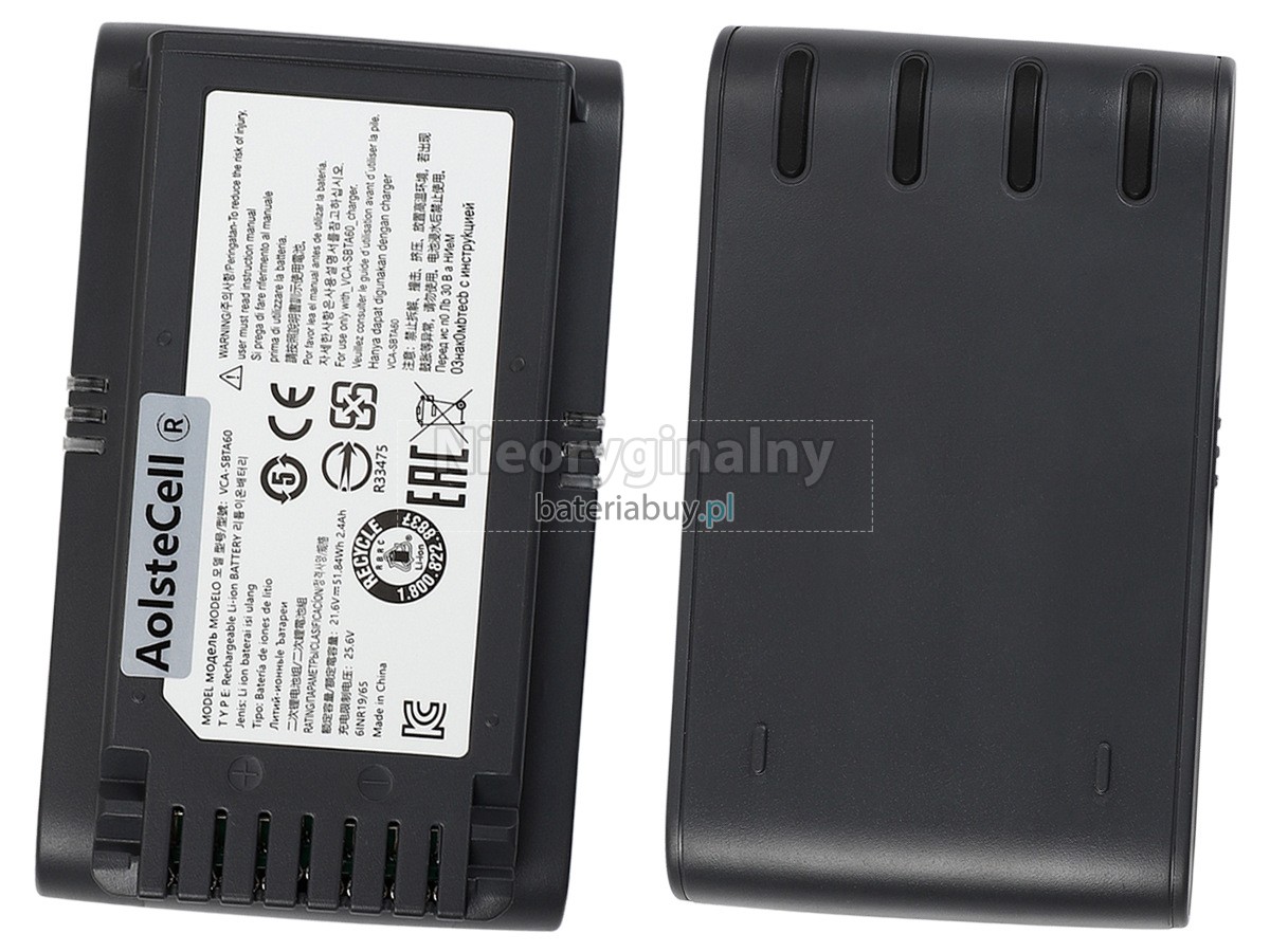 Bateria do Odkurzacz Samsung VS20T7511T5/AA