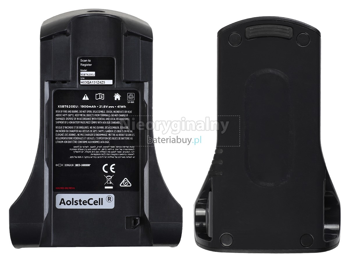 Shark XSBT620AS bateria