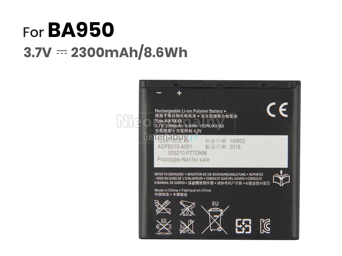 Sony XPERIA ZR bateria