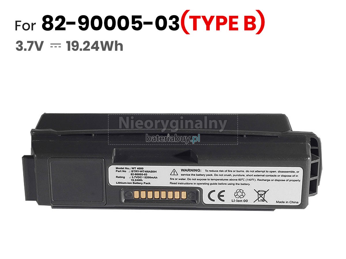 Symbol BTRY-WT40IAB0H bateria