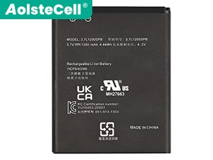 Bateria do Texas Instruments 3.7L1200SPA