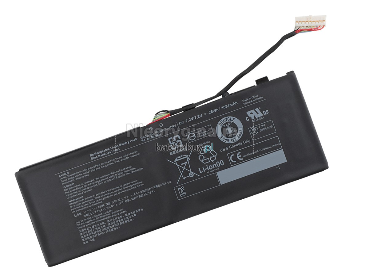 Toshiba Satellite L15W-B1307 bateria