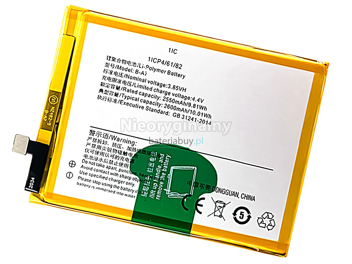 Vivo B-A7 bateria