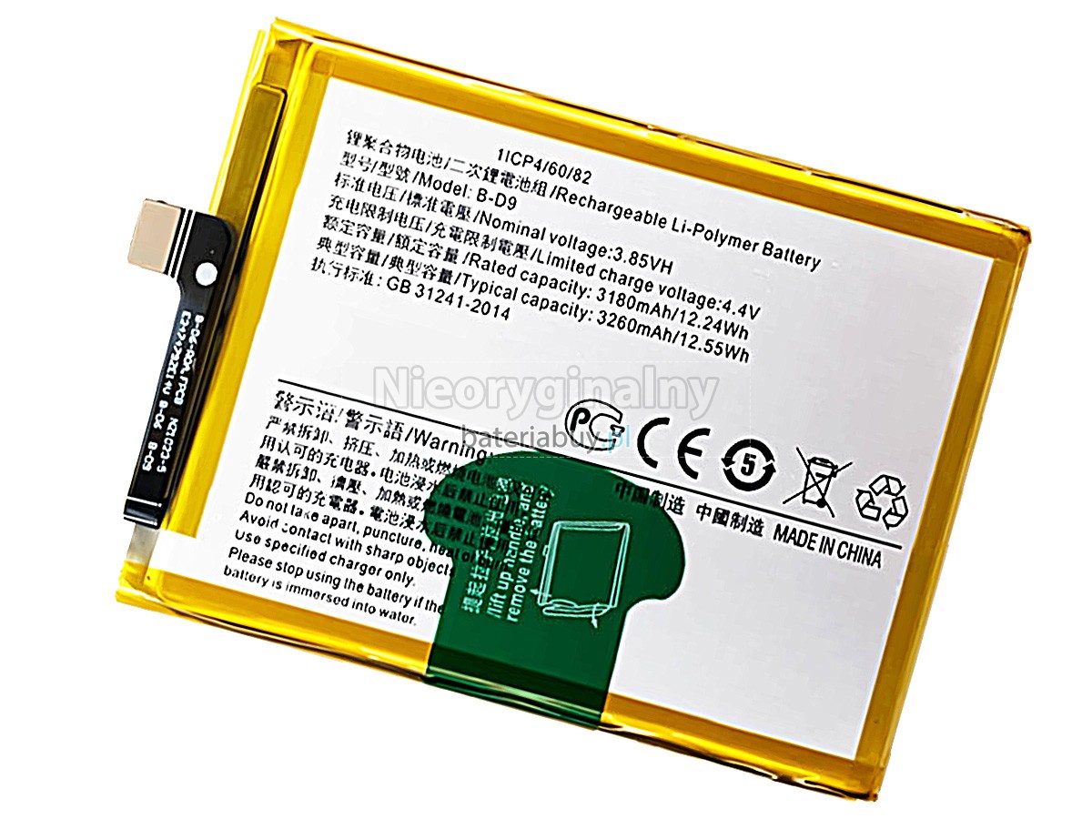 Vivo B-D9 bateria