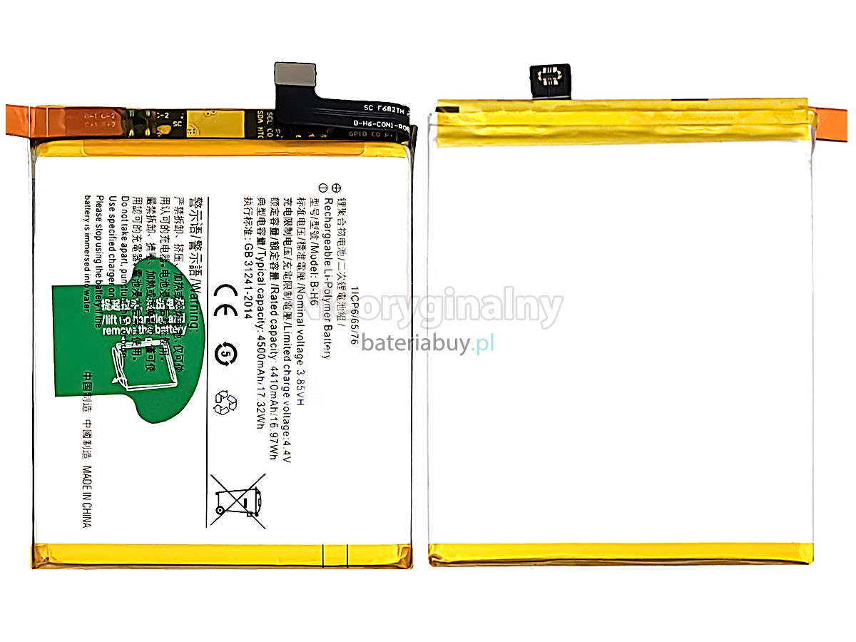 Vivo B-H6 bateria