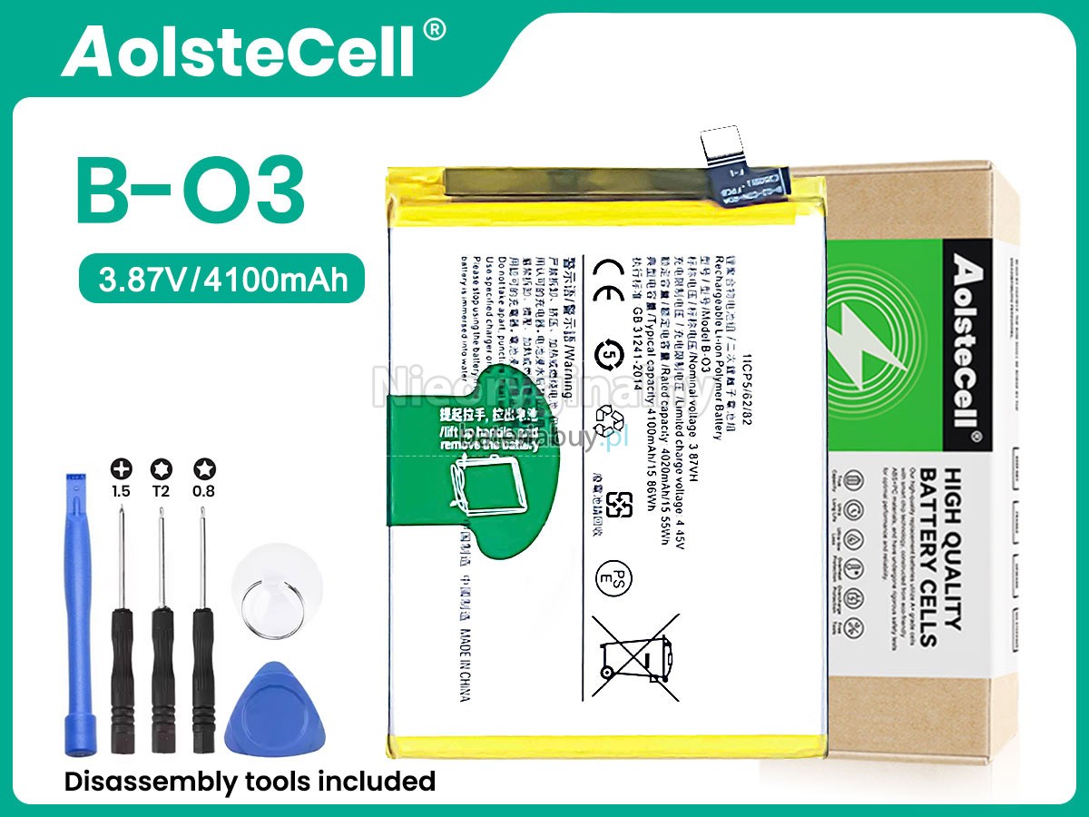Vivo B-O3 bateria