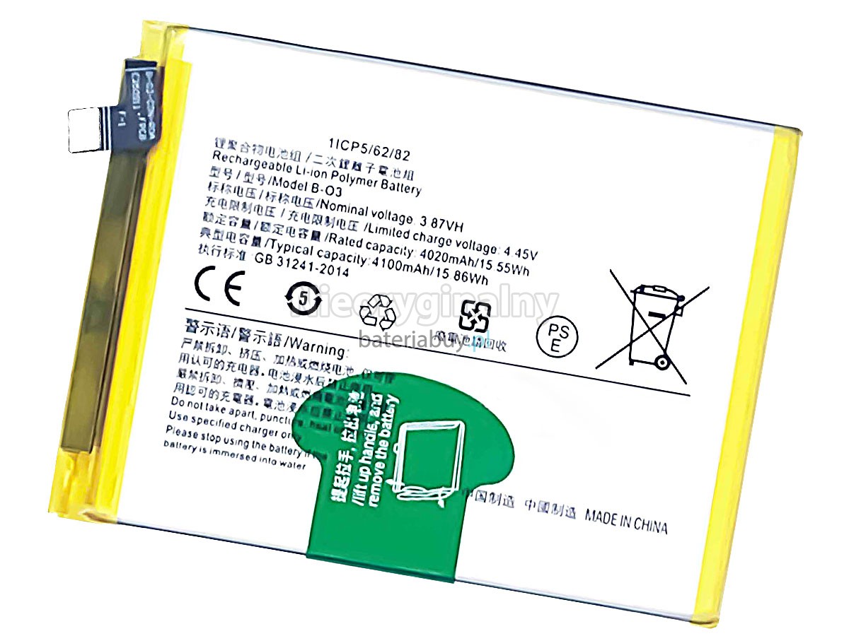 Vivo B-O3 bateria