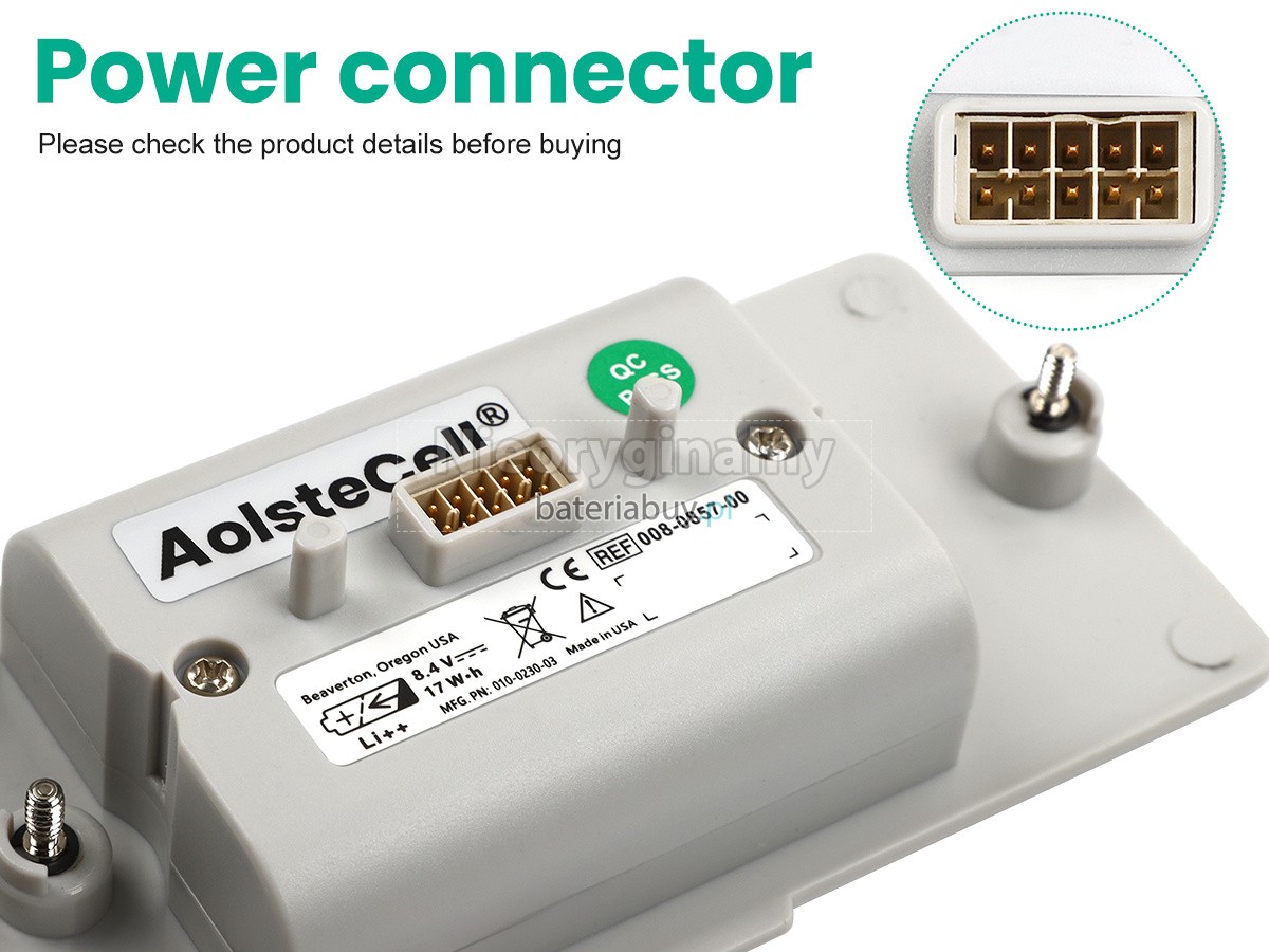 Welch Allyn 802LTRN bateria