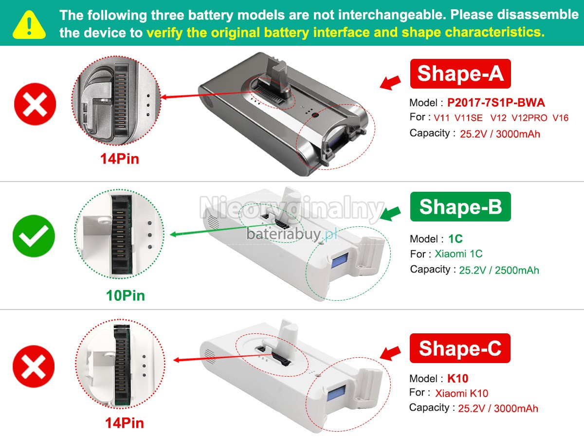 XiaoMi P2017-7S1P-BWA bateria