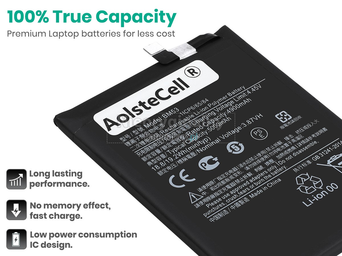 XiaoMi 10T 5G bateria