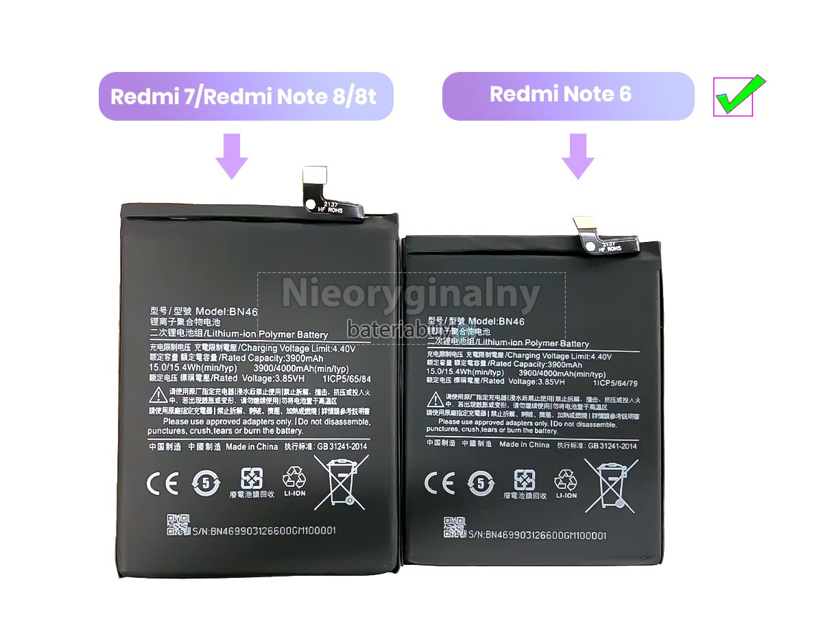 XiaoMi BN46(1ICP5/64/79) bateria