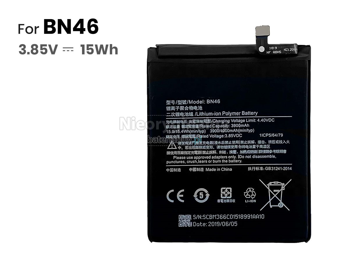 XiaoMi BN46(1ICP5/64/79) bateria