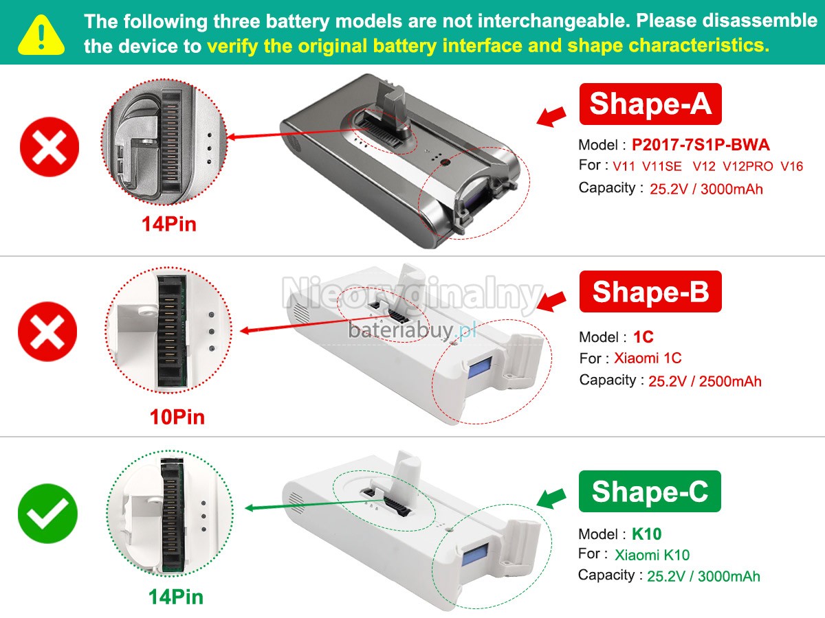 XiaoMi P2017-7S1P-BWA bateria