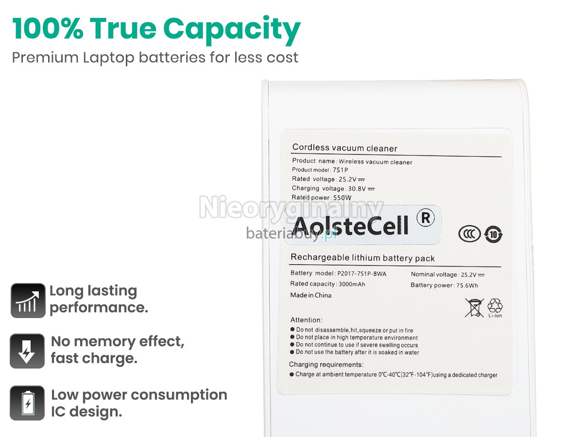 XiaoMi P2017-7S1P-BWA bateria