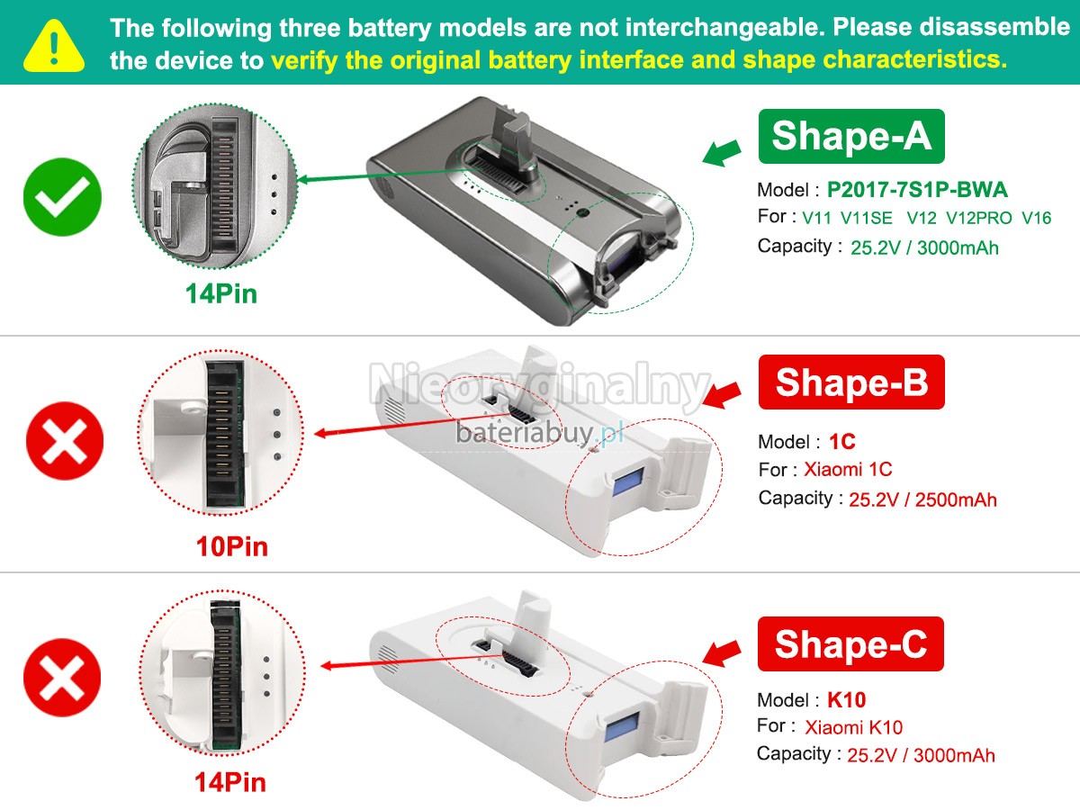 XiaoMi P2017-7S1P-BWA bateria