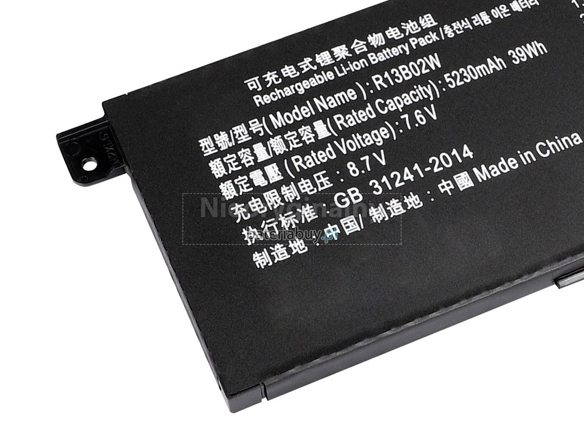 XiaoMi MI AIR 13.3 bateria