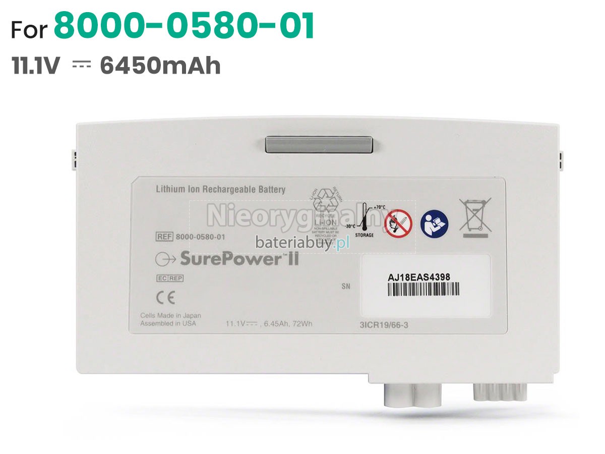 ZOLL PROPAQ MD bateria