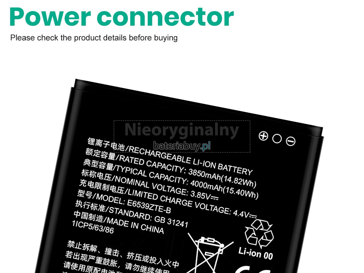 ZTE E6539ZTE-B bateria