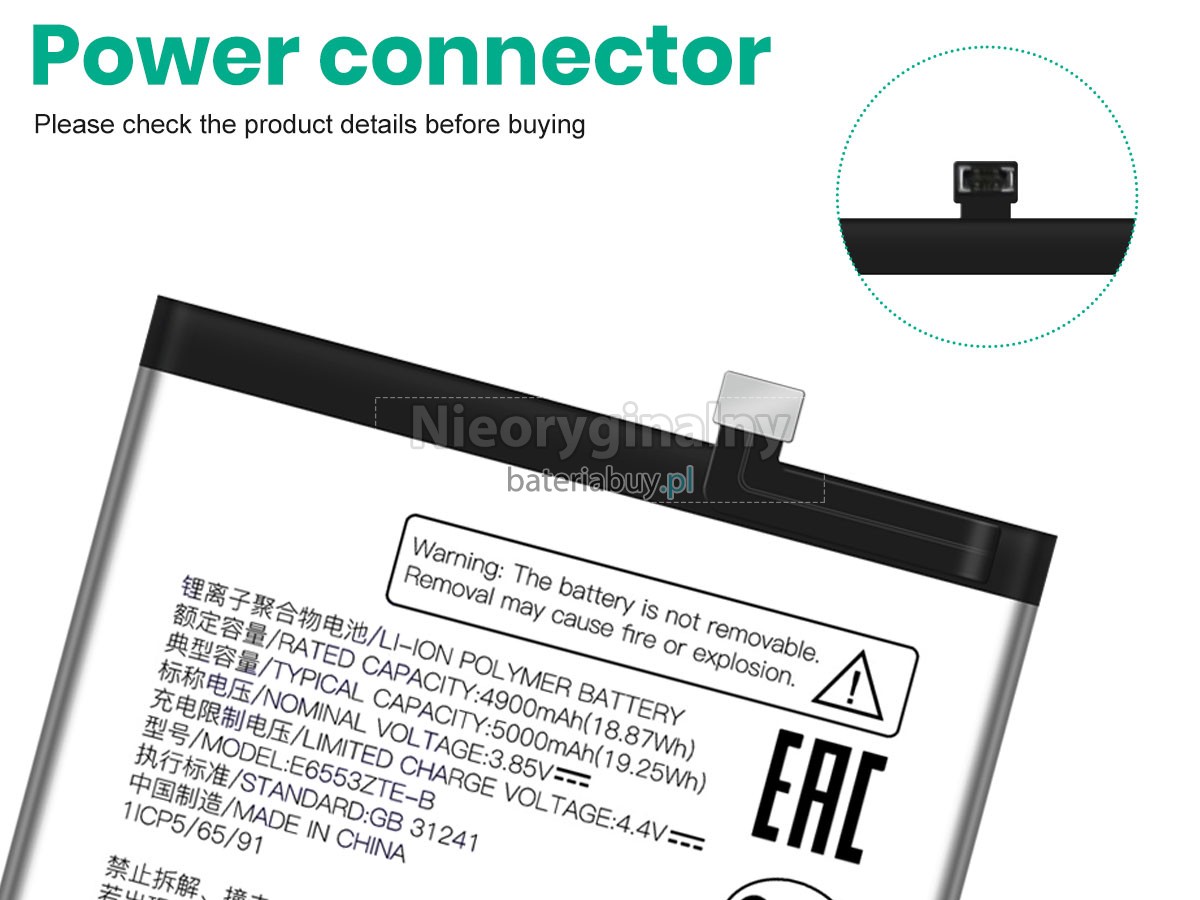 ZTE E6553ZTE-B bateria