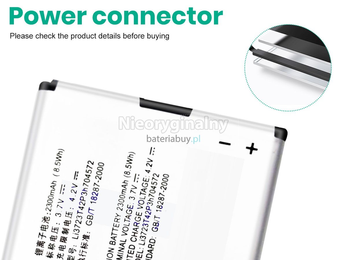 ZTE MF91 4G WIFI bateria
